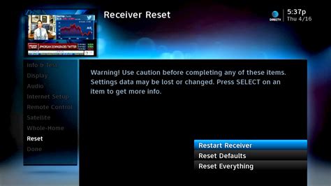 How do you reset a directv box. Things To Know About How do you reset a directv box. 